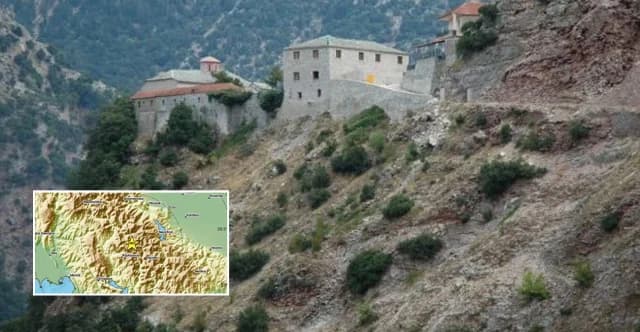 Earthquake in Evrytania: Landslides and Power Outages