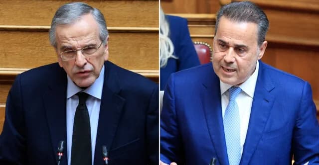 Samaras-Papastavrou-Zusammenstoß im Parlament über Kohlenwasserstoffe