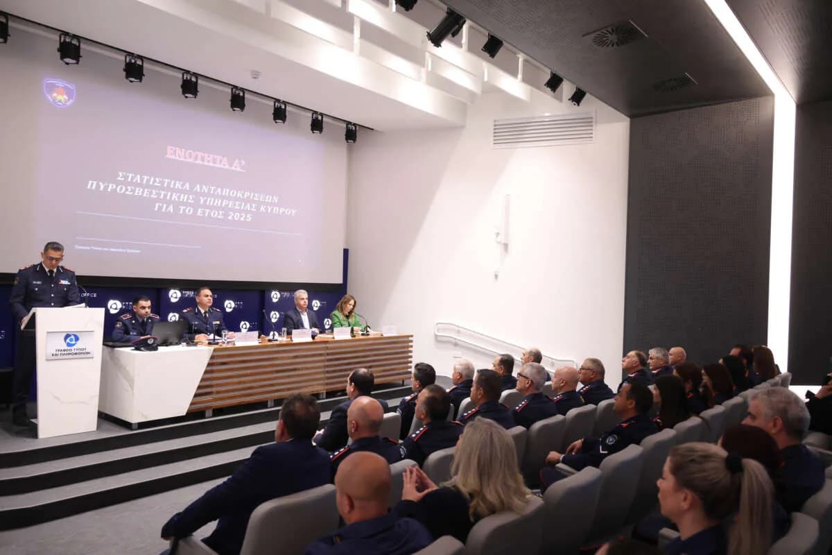Zyprischer Feuerwehrdienst meldet Anstieg von Vorfällen und Bränden im Jahr 2025