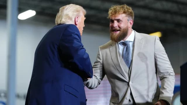 Trump zu Jake Paul: "Deine Verlobte ist sehr schön, verlier sie nicht"