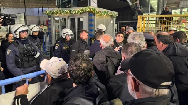 Spannungen auf der Agrotica Thessaloniki: Bauernprotest