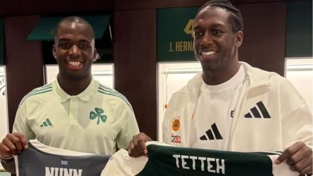 Panathinaikos: Tetteh und Nunn tauschen Trikots nach Siegen
