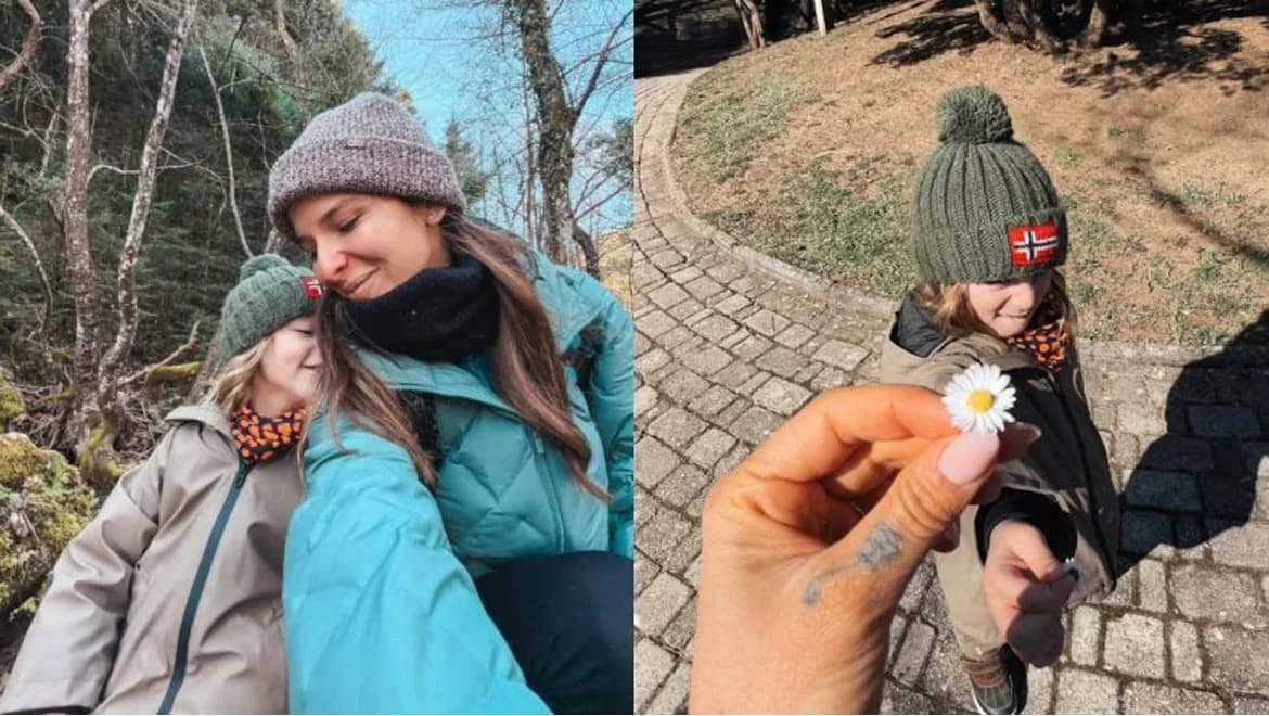 Henrietta Kourkoulou Latsi: Viaje con su hijo, Nikos