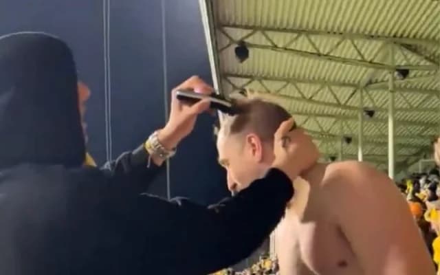 Bodø/Glimt Fan Gets Haircut in Stadium After Champions League Win
