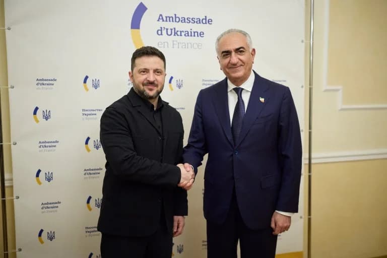 Ιράν: Ο Ζελένσκι ευγνωμονεί τον «πρίγκιπα διάδοχο» Παχλαβί – Συνάντηση στο Παρίσι