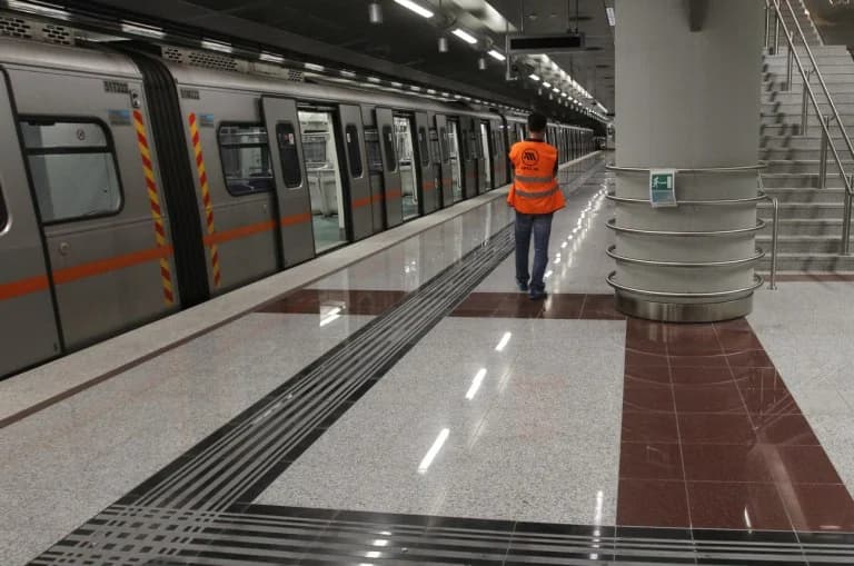 Афинский метрополитен: Изменения в движении из-за работ (15-23 марта)