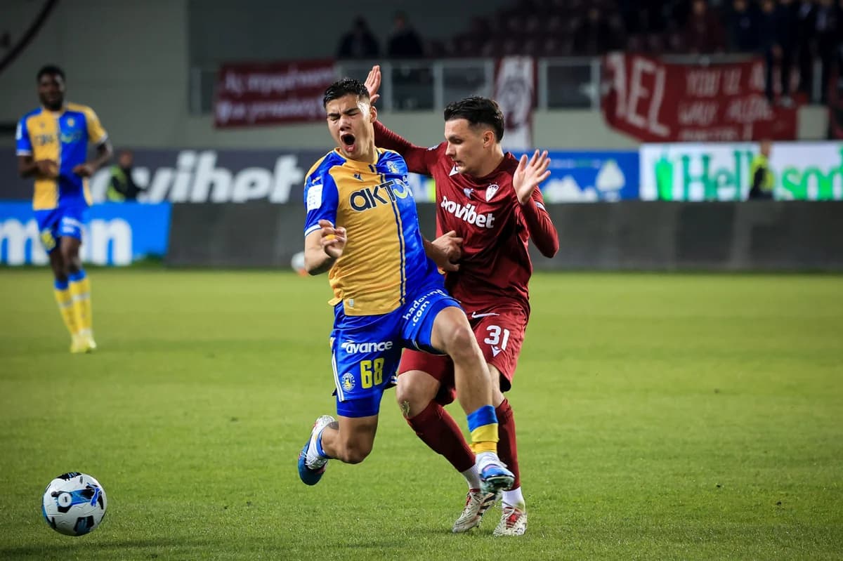 AEL Novibet - Asteras AKTOR 1-1: Draw in Larissa