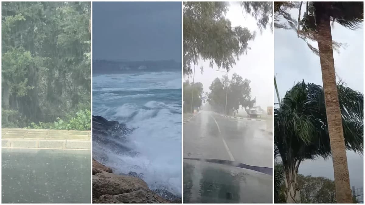恶劣天气：强风和暴雨袭击塞浦路斯