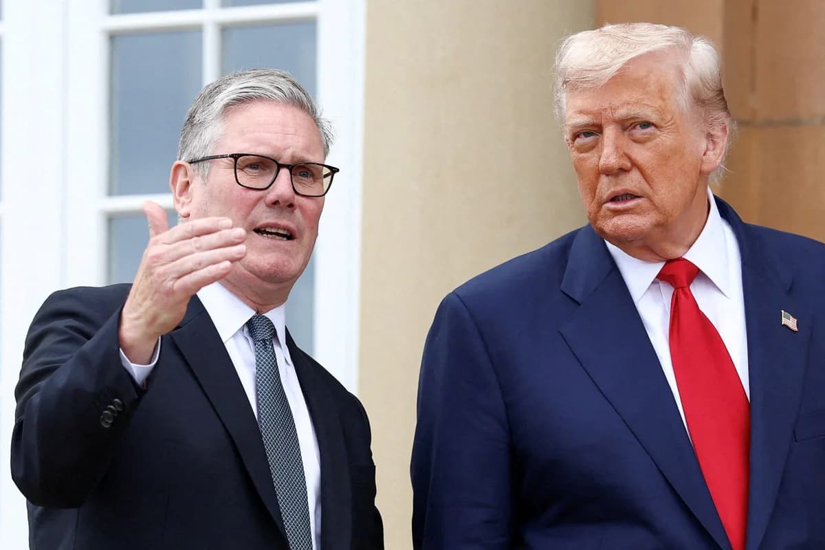 Starmer y Trump discuten el Estrecho de Ormuz