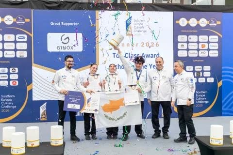 ΤΕΣΕΚ Μακάριος Γ' Λευκωσίας: «School of the Year» σε Διεθνή Διαγωνισμό Μαγειρικής