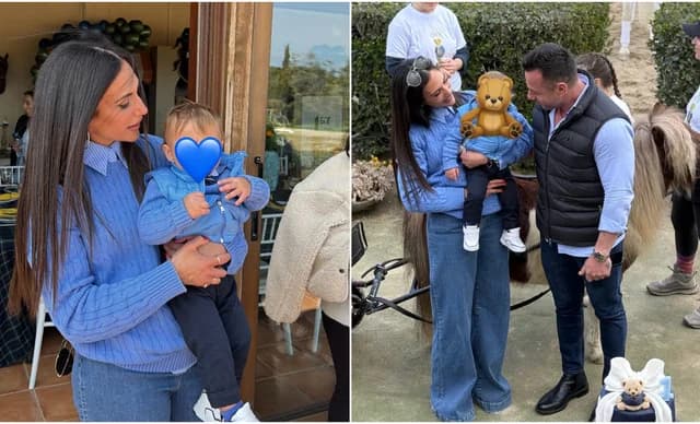 Anthí Voulgari & Kostas Konstantinidis: Fiesta por el primer cumpleaños de su hijo