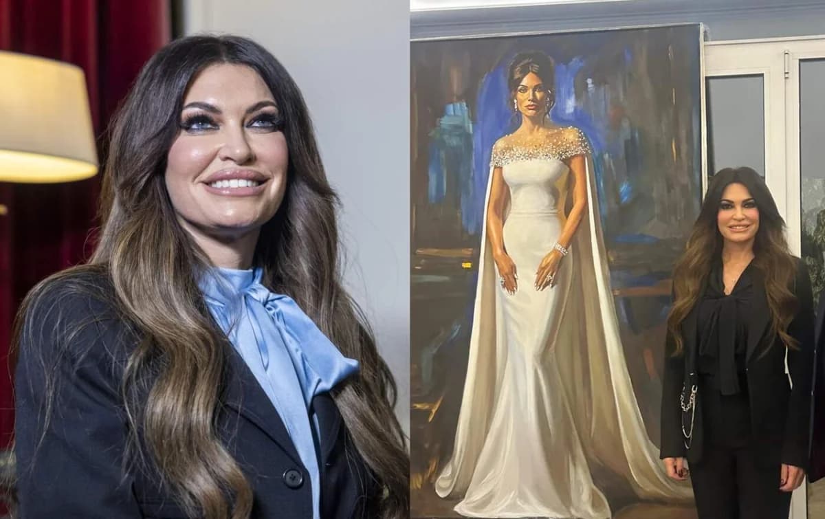 Griechischer Maler schafft Porträt von Kimberly Guilfoyle