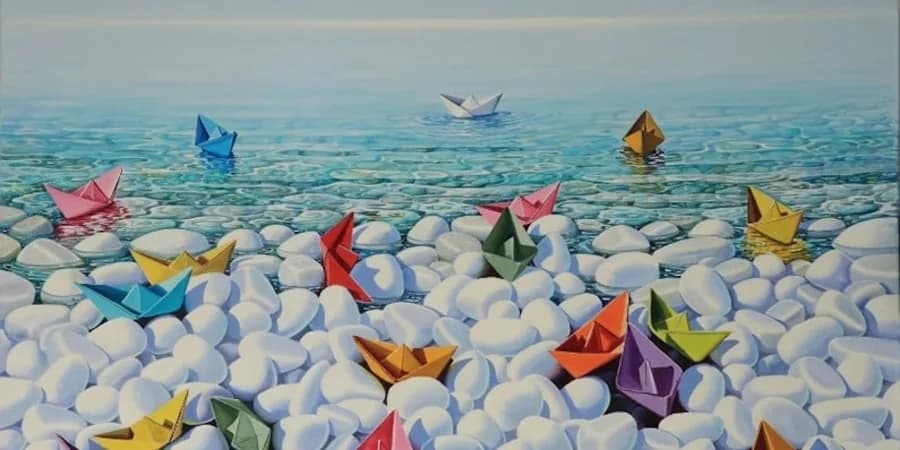 卡帕泰斯黄金画廊举办的“爱琴海珍珠”画展