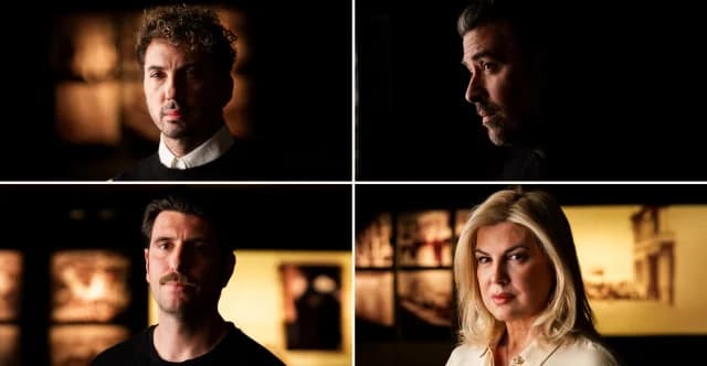 Gerontidakis, Aivazis, Thraskia & Melissanidis recite poems for 'Apostoli' campaign