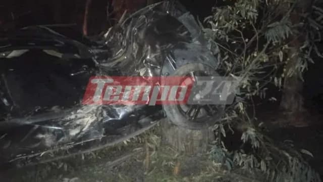 Σοβαρό τροχαίο στην Πάτρα: Αυτοκίνητο προσέκρουσε σε δέντρα, ο οδηγός στο νοσοκομείο