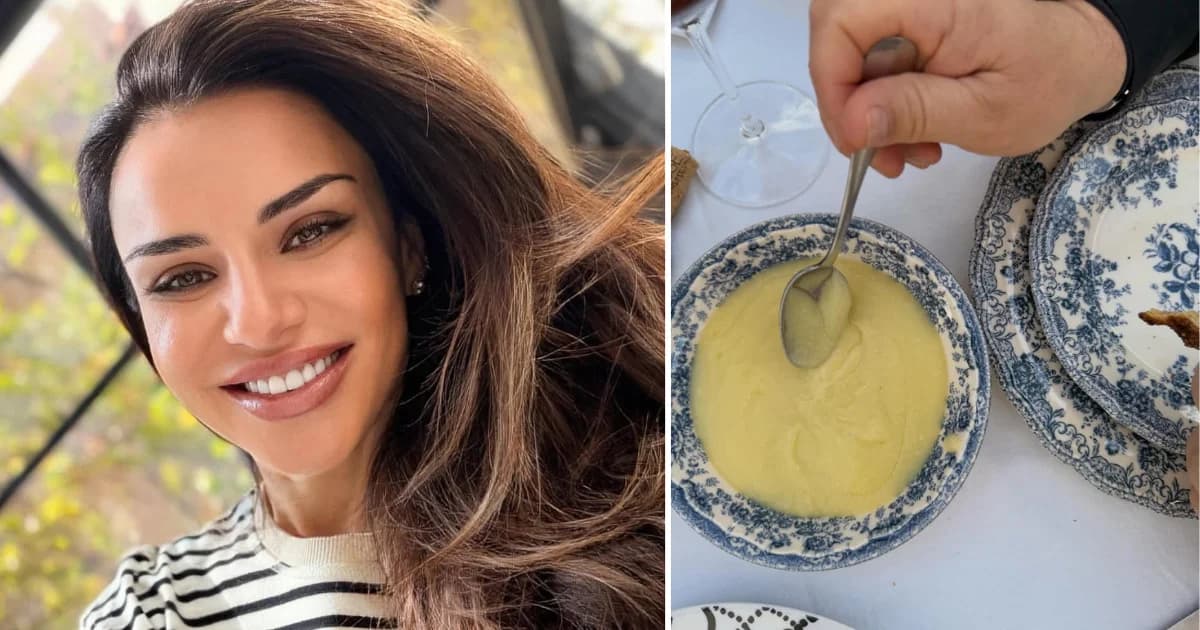 Eleni Tsolaki: Simplicity and Festive Mood in Her Post