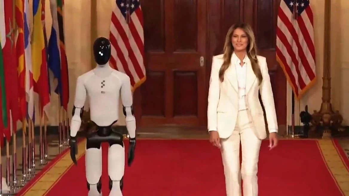Humanoider Roboter stiehlt die Show im Weißen Haus
