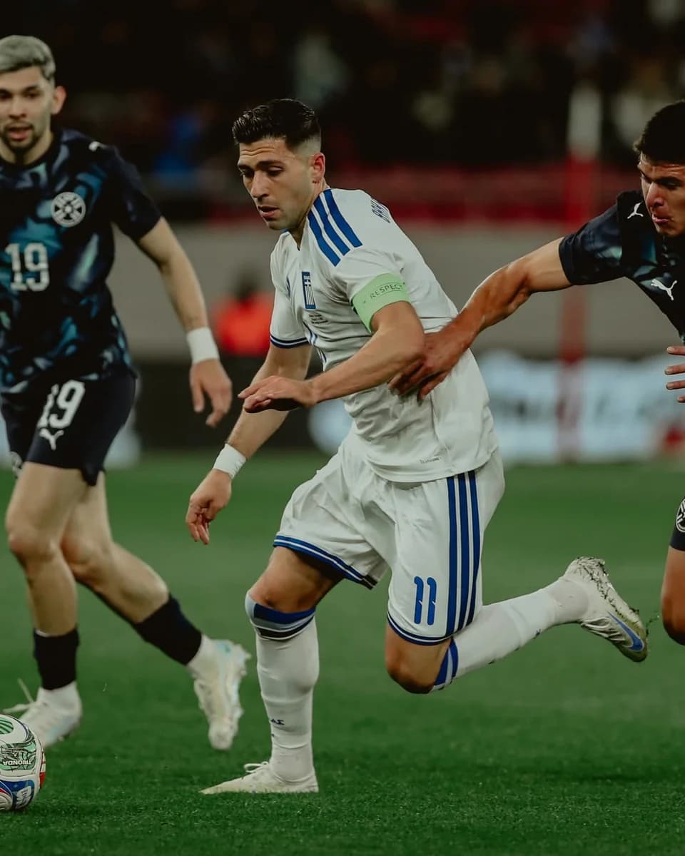 Grecia pierde ante Paraguay en partido amistoso