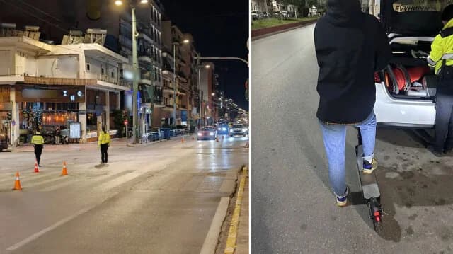 Policía de Tráfico multa a conductores de patinetes y arresta a 12 conductores de automóviles