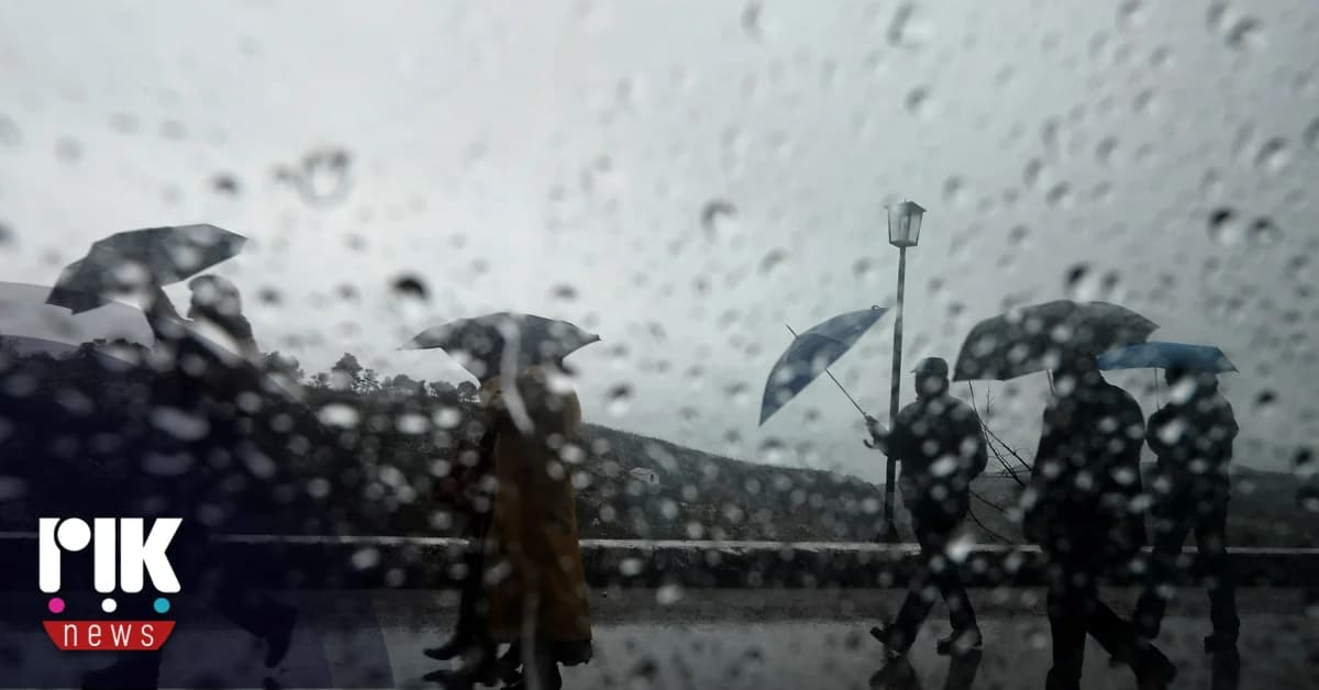 Κίτρινη προειδοποίηση για έντονες βροχοπτώσεις στην Κύπρο