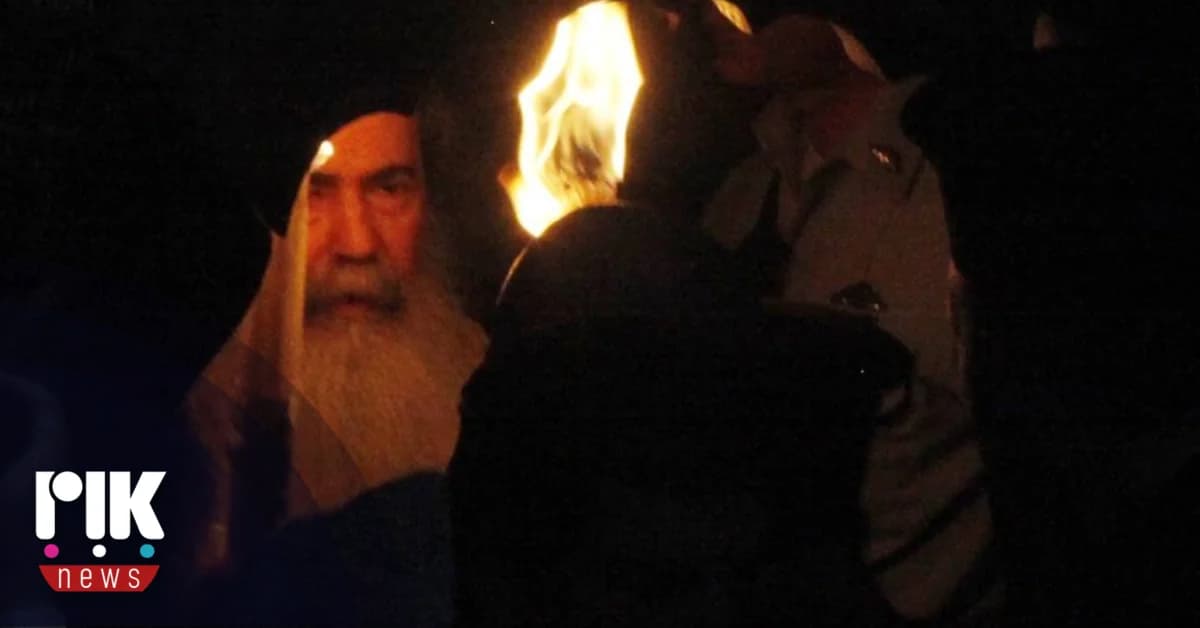 Holy Sepulchre: Ceremony of Holy Light without faithful