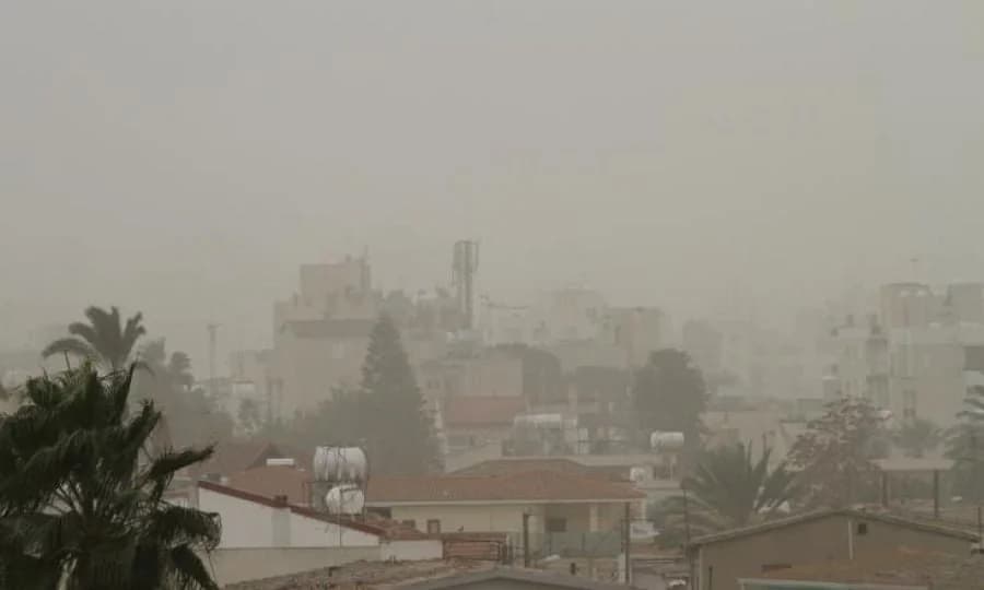 Ισχυρό κύμα αφρικανικής σκόνης επηρεάζει την Κύπρο