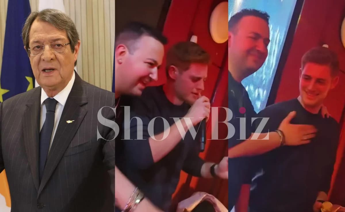 Nicos Anastasiades' Grandson, Antis Loutsios, Sings Mitropanos in Limassol