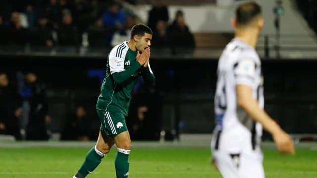 PAOK - Panathinaikos: Casi el doble de tiros para el "Trébol"