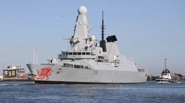 英国驱逐舰“龙”号将在塞浦路斯进行补给停靠