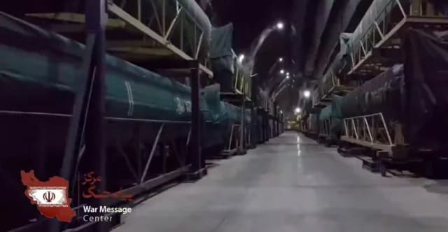 Iran veröffentlicht Video von unterirdischen Raketenanlagen, behauptet Erneuerung des Arsenals