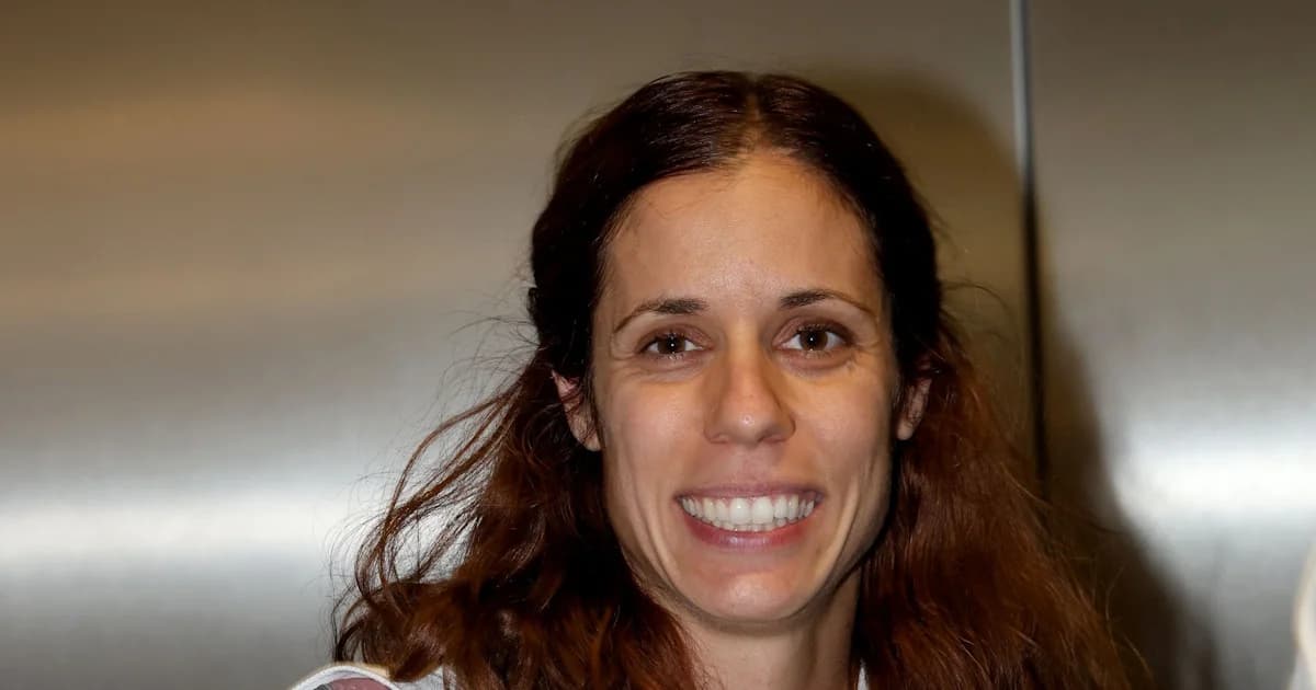 Katerina Stefanidi: Entrenando poco antes del parto