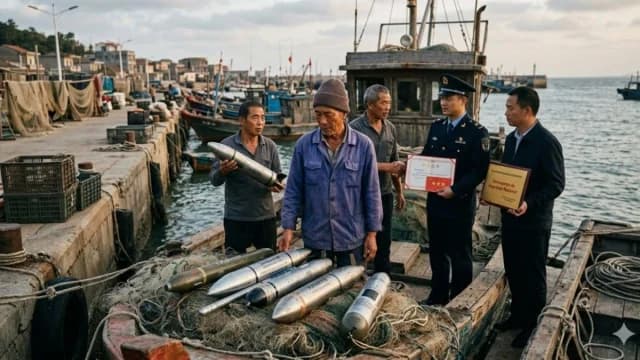 China: Fischer entdecken 'geheime' Geräte im Meer