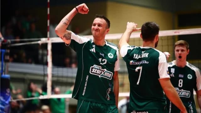 Volley League: Παναθηναϊκός - ΠΑΟΚ 3-2, «πράσινη» νίκη