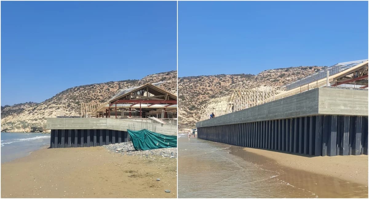 Συναγερμός για Θαλάσσια Διάβρωση στο Κούριο, Κύπρος