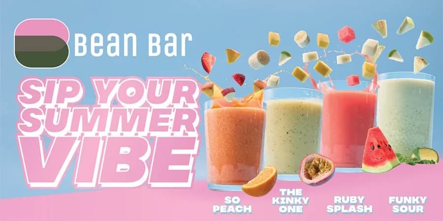 Bean Bar: Νέοι 100% Χυμοί Φρούτων για το Καλοκαίρι