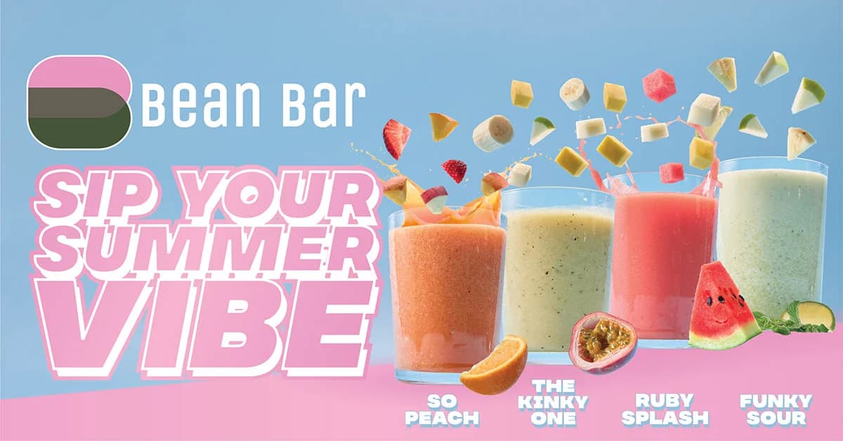Bean Bar: Νέοι χυμοί φρέσκων φρούτων για το καλοκαίρι