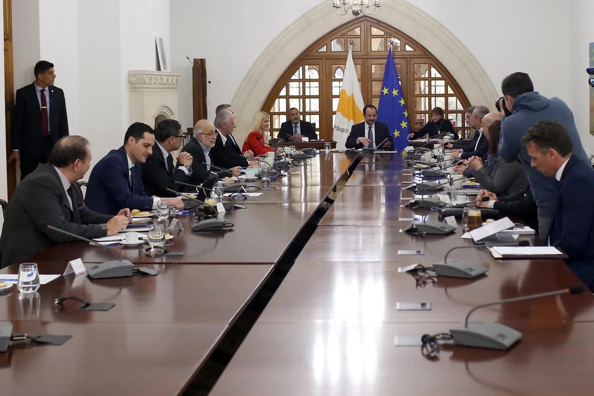 Cyprus Issue: Olguín's Tour to London, Brussels & National Council Meeting