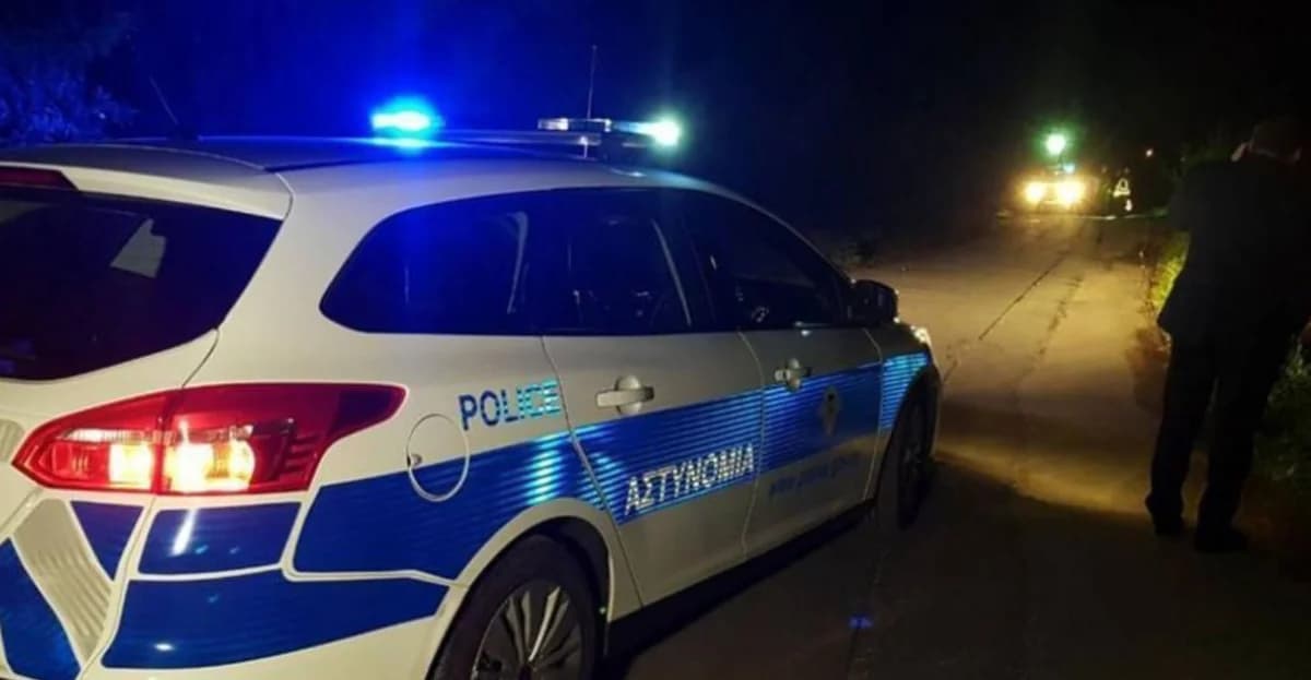 Anthoupoli: Colisión Camión-Coche, Fuerzas Policiales en la Escena