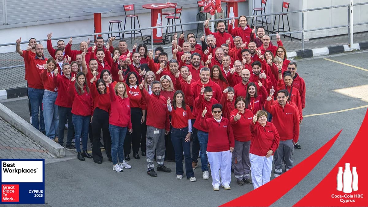 Coca-Cola HBC Cyprus: Great Place to Work 2025 Recognition