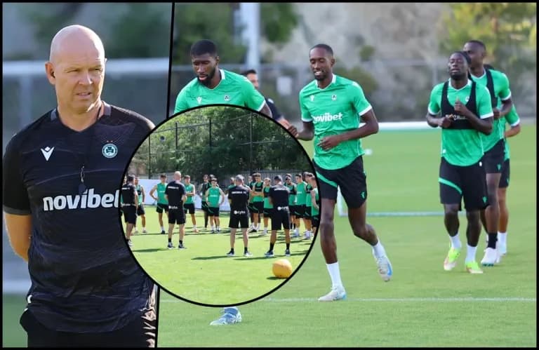 Omonia: Campo de Entrenamiento en Polonia, Amistoso con Dinamo Bucarest