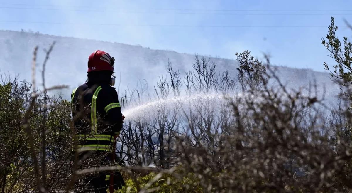 שריפה במחוז ניקוסיה: נזק לרכוש, בתים מוגנים