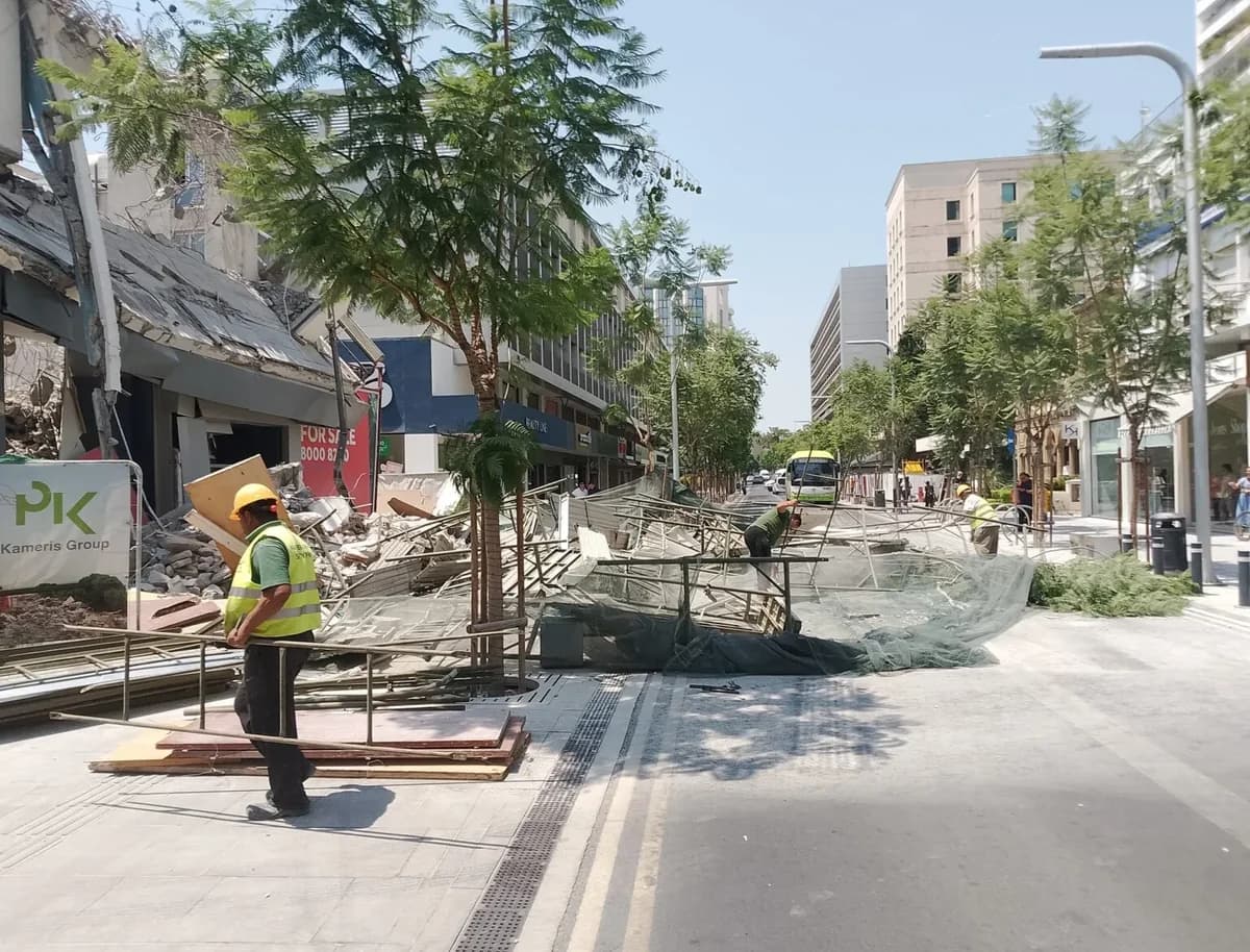 尼科西亚规划局：马卡里奥斯大街建筑拆除违规