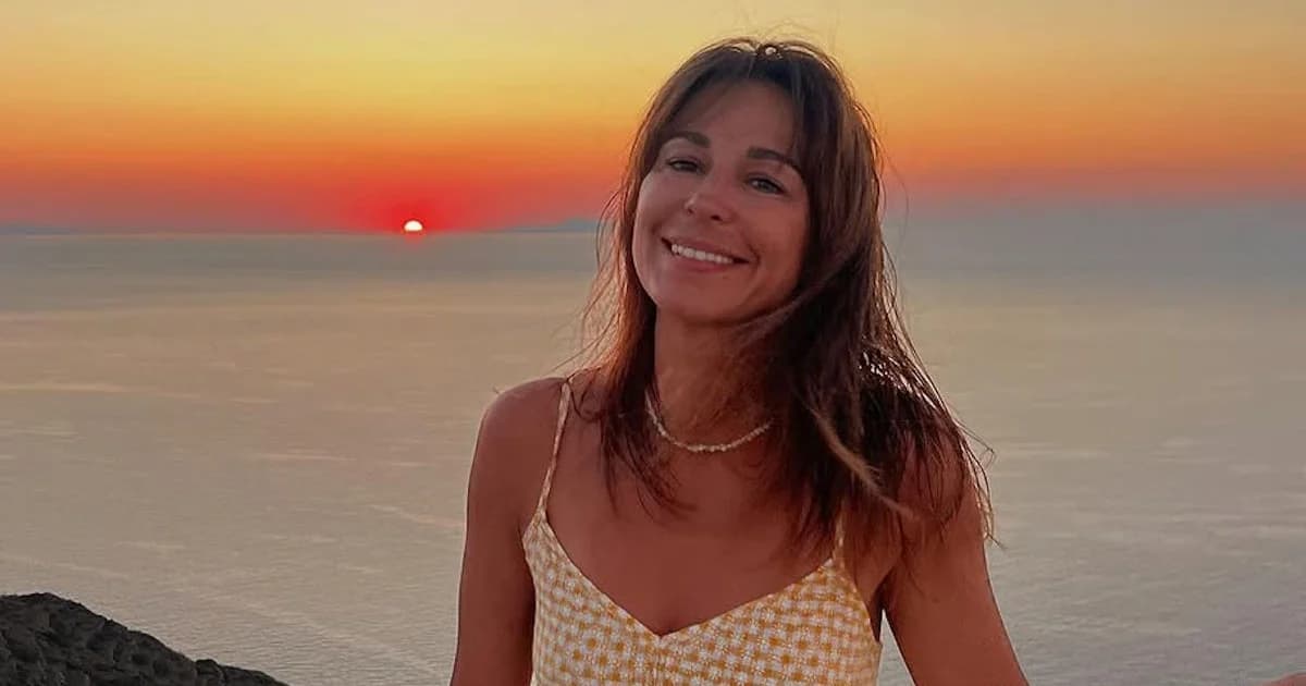 Katerina Papoutsaki: Vacation in Agistri with her sons