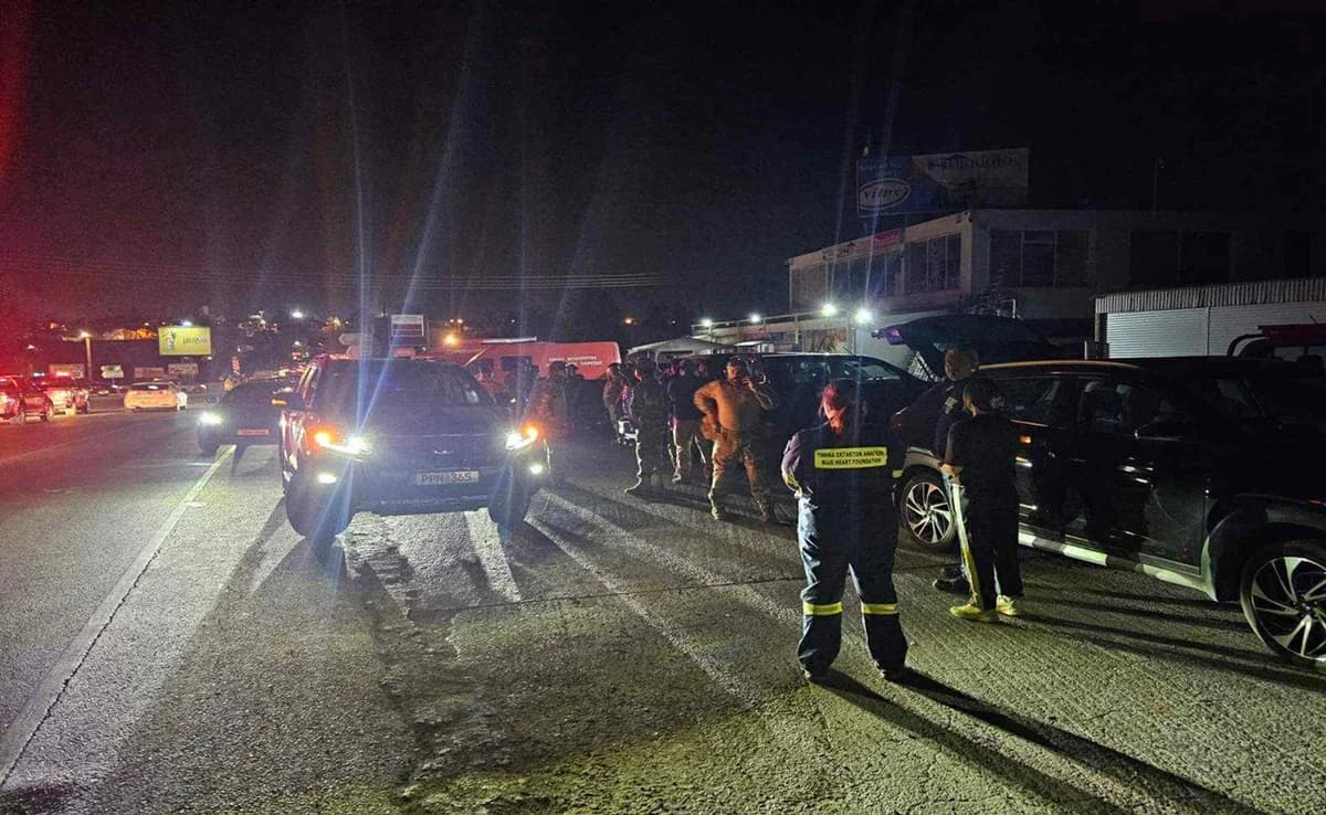 Voluntarios de Blue Heart Foundation en el incendio de Limassol