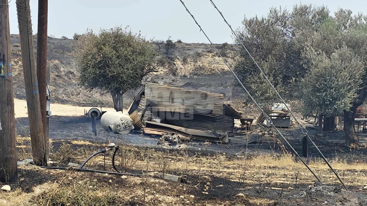 Κλειστοί δρόμοι λόγω πυρκαγιάς στην επαρχία Λεμεσού - Ανακοίνωση Αστυνομίας