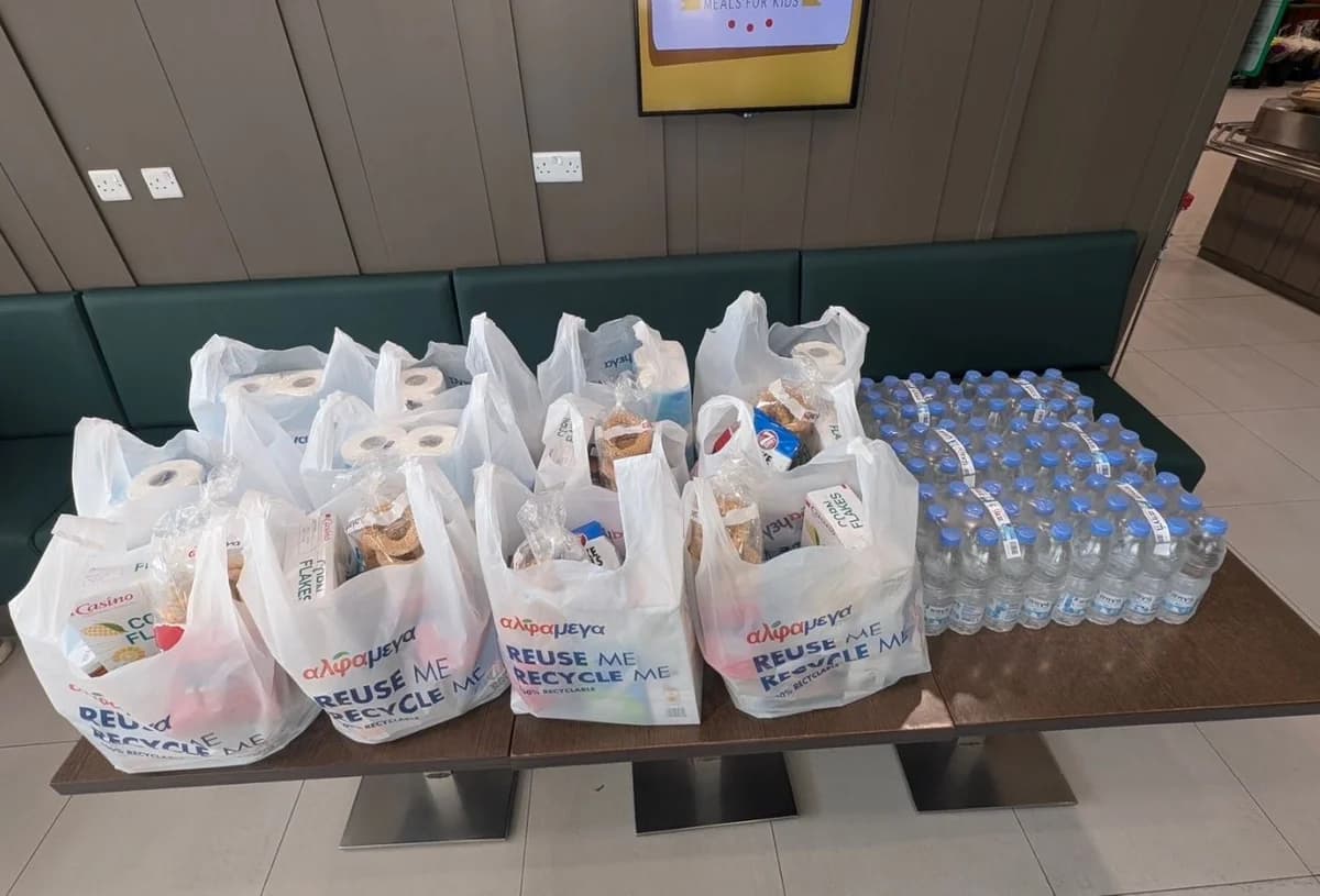 Alphamega Supermarkets: Support for Fire Victims and Forces in Limassol