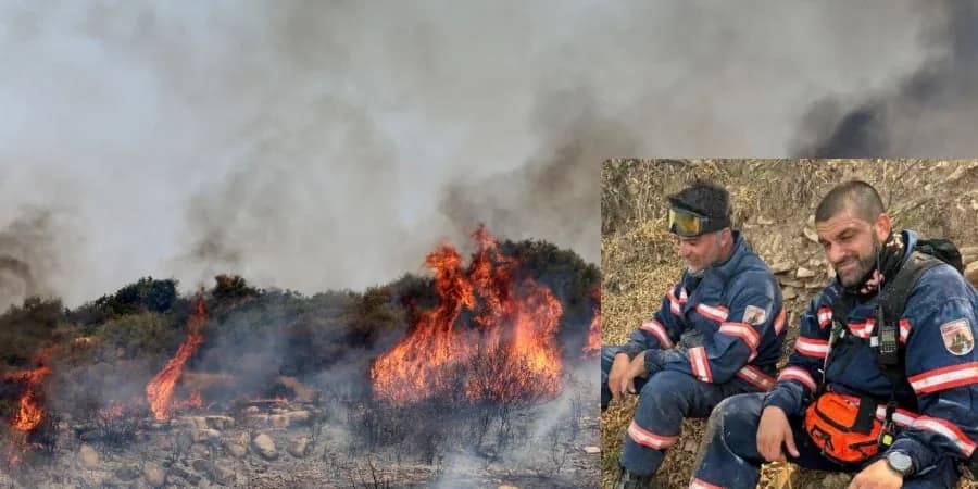 Emotiva publicación de un bombero desde Limassol: 'Hoy me arrodillé y lloré…'