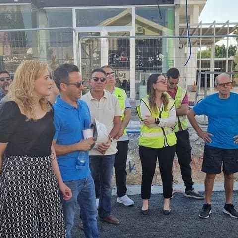 Bürgermeister von Strovolos besucht Tseriou Street: "Bemühungen zur Minimierung von Unannehmlichkeiten"