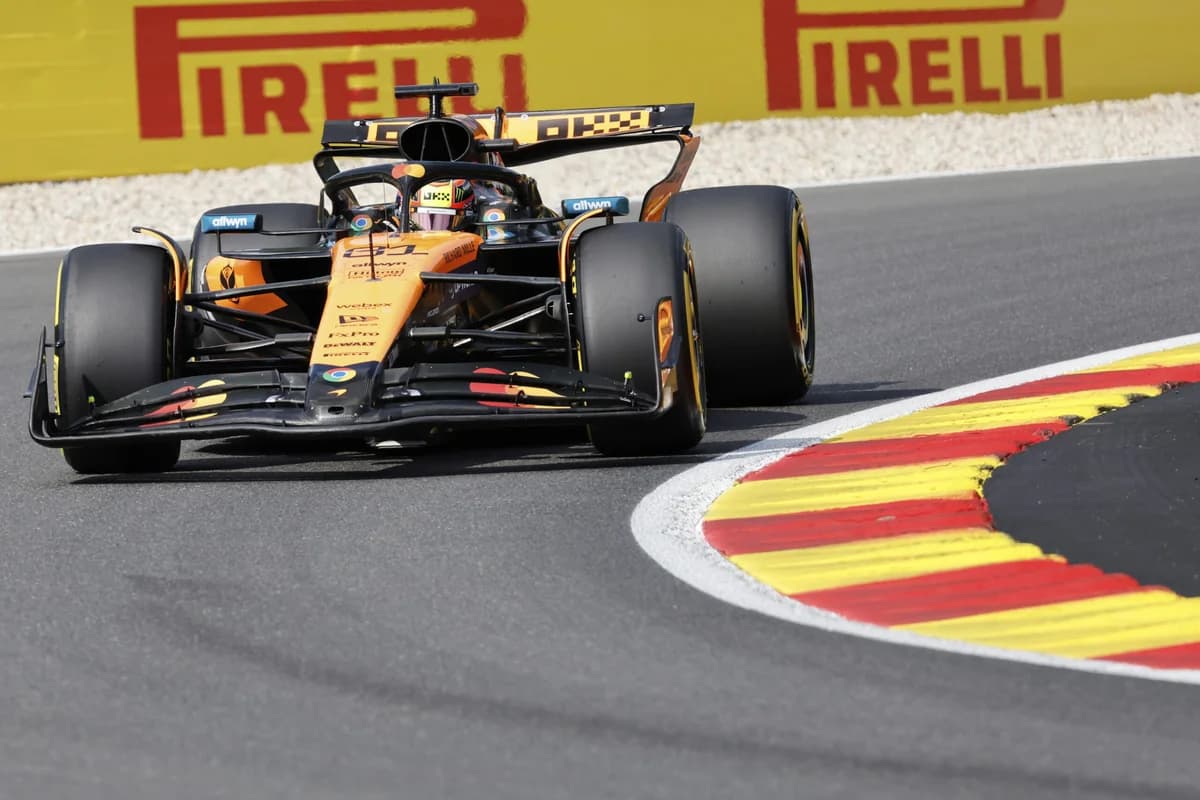Piastri holt sich die Pole-Position im Sprintrennen-Qualifying in Spa