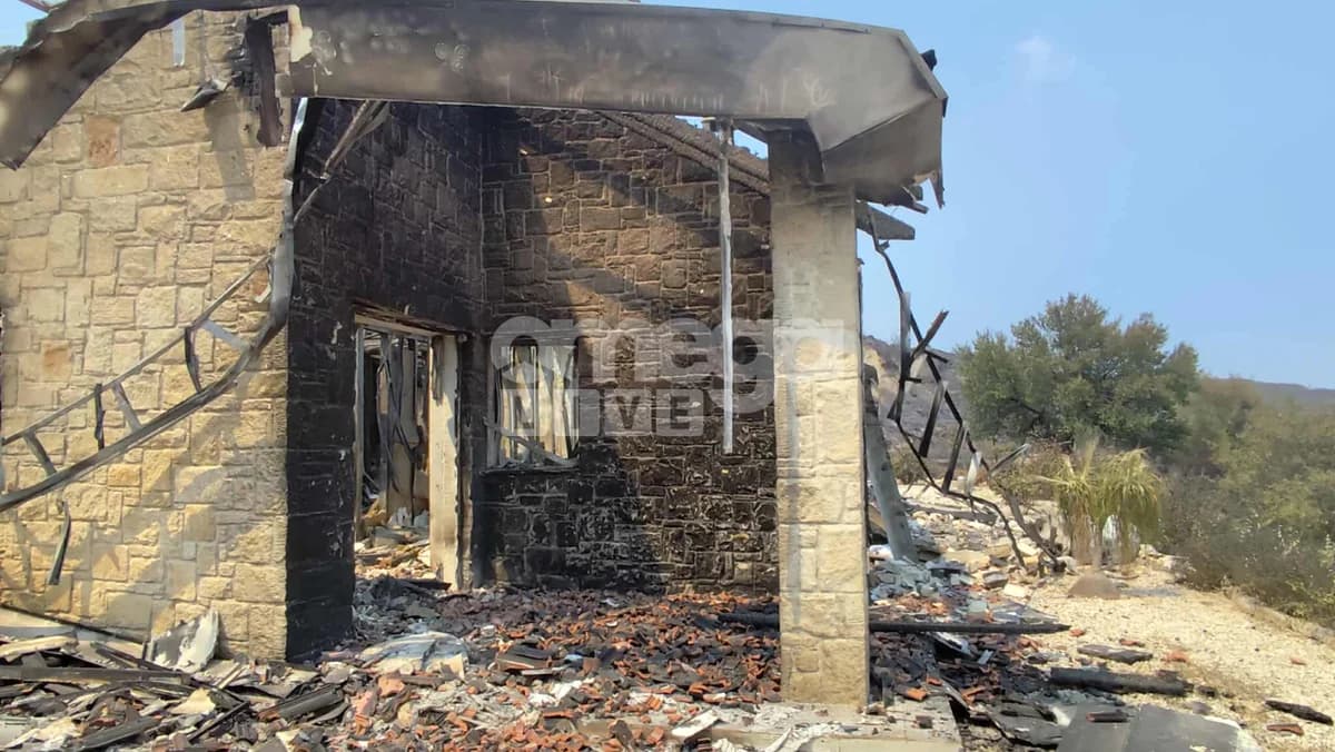 Schadensmeldungen für von Bränden betroffene Landwirte im Bezirk Limassol